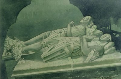 Effigies, Winchelsea Church by Osmund Caine